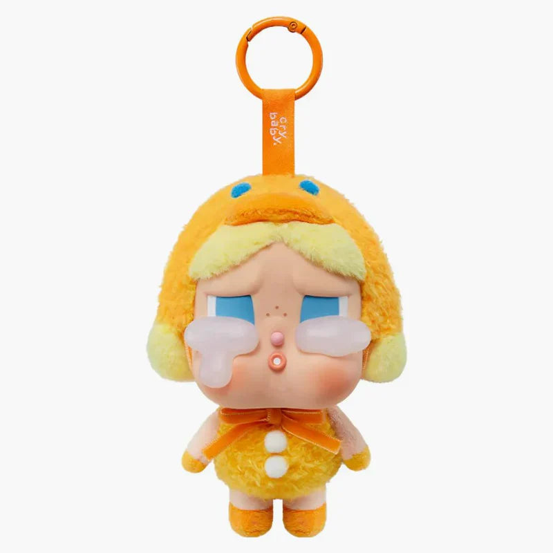 POPMART CRYBABY CRYING AGAIN SERIES DUCK YOU VINYL FACE PLUSH