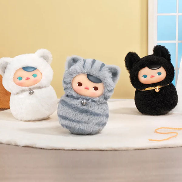 Pop Mart x PUCKY: Roly-Poly Kitty Series Vinyl Plush Blind Box (1pc)