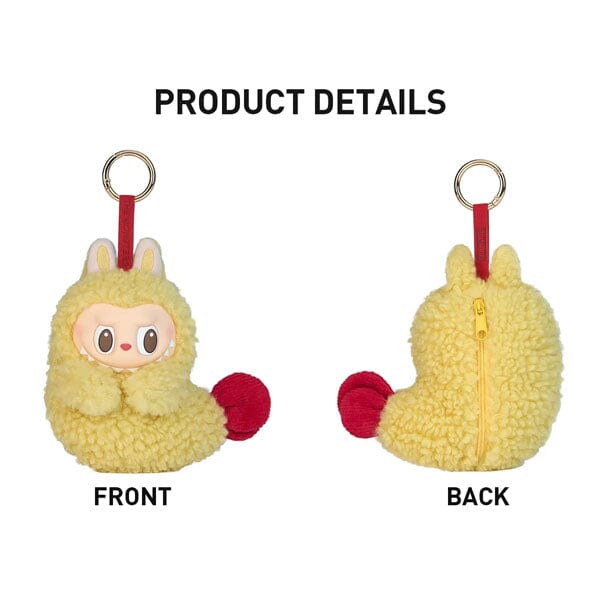 Pop Mart x THE MONSTERS: Labubu Wacky Mart Earphone Case Zipper Plush Doll Pendant (1pc)