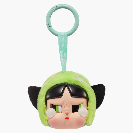 POPMART CRYBABY x POWERPUFF GIRLS SERIES BUTTERCUP VINYL FACE PLUSH