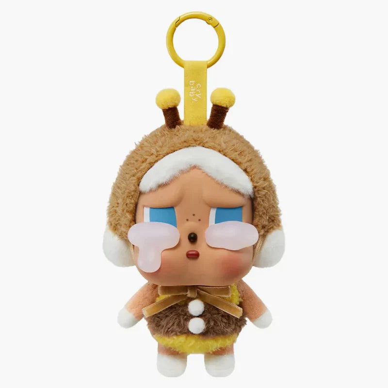 POPMART CRYBABY CRYING AGAIN SERIES I'LL BRING YOU A FLOWER VINYL FACE PLUSH
