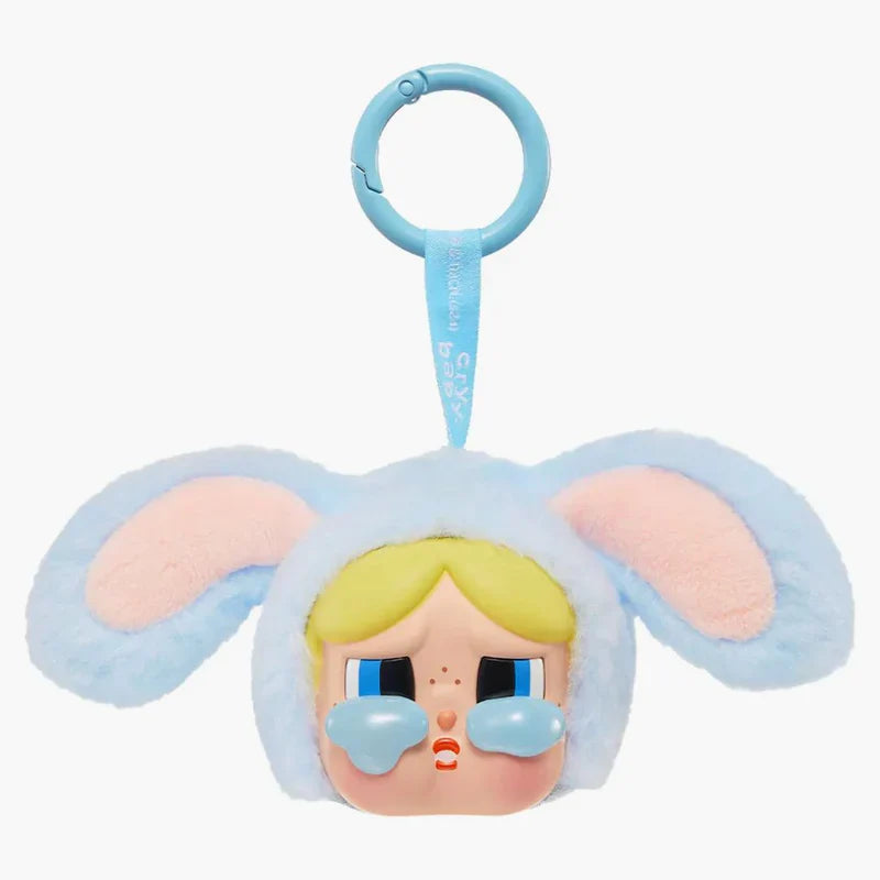 POPMART CRYBABY x POWERPUFF GIRLS SERIES BUNNY BUBBLES VINYL FACE PLUSH