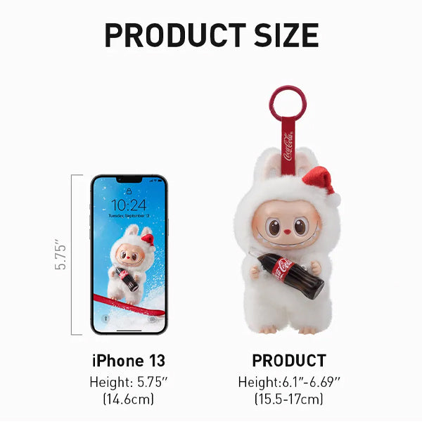 Pop Mart x THE MONSTERS: Coca-Cola Series Plush Keyring Figurine Blind Box (1pc)