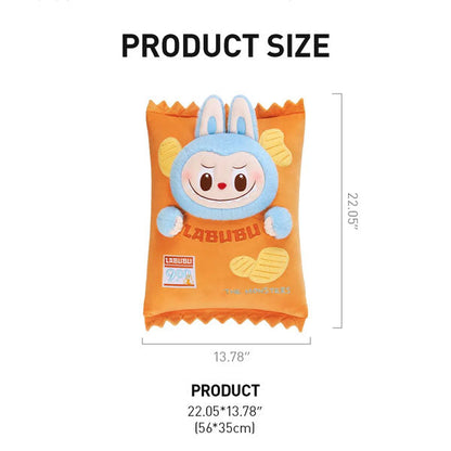 Pop Mart x THE MONSTERS: Wacky Mart Labubu Chips Giant 22" Plush Doll Pillow (1pc)