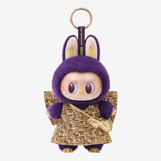Pop Mart x THE MONSTERS: Labubu Wearing PRONOUNCE Fashion Label "Wings Of Fortune" Plush Doll Pendant (1pc)