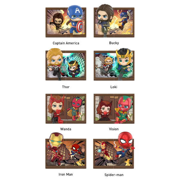 Pop Mart x Disney: Marvel Photo Frames Series Scene Set Figurine Blind Box (1pc)